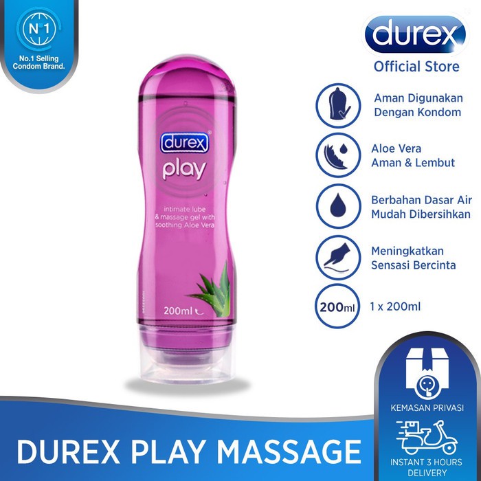 DUREX PLAY MASSAGE 2 IN 1 200ML PELUMAS