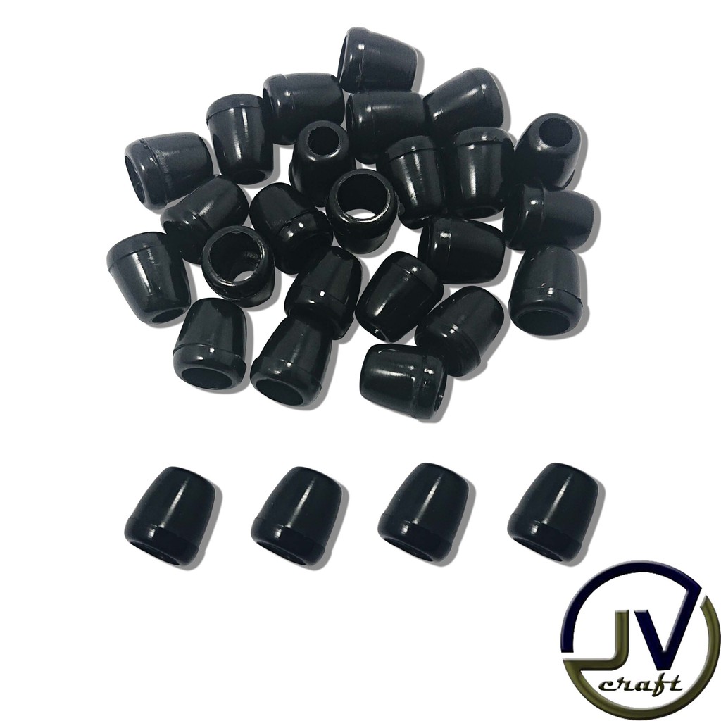 STOPPER TALI KUR STOPPER JAMBU HITAM 12 MM PER 100 PCS