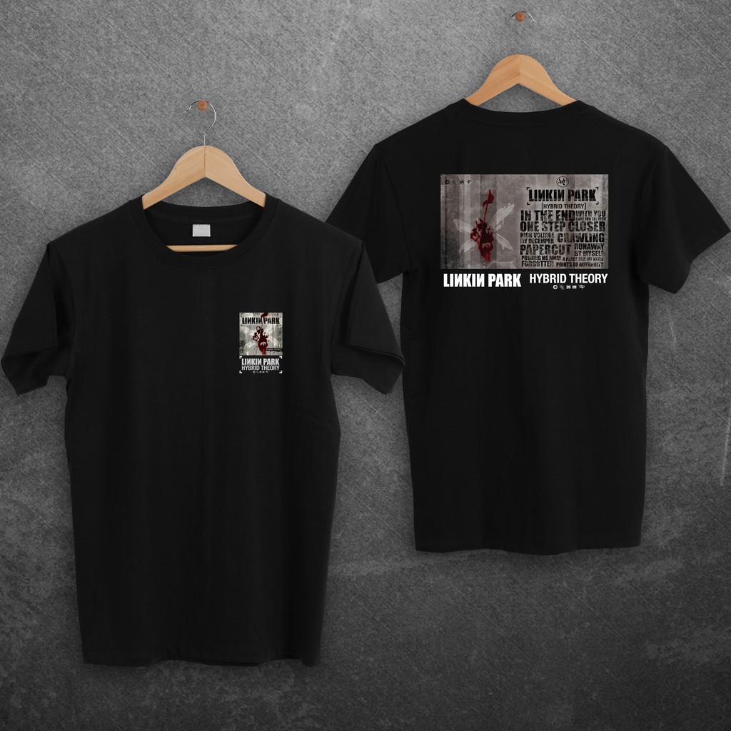 kaos LINKIN PARK / baju linkin park / tshirt linkin park / hibrid theory  kaos band / kaos metal