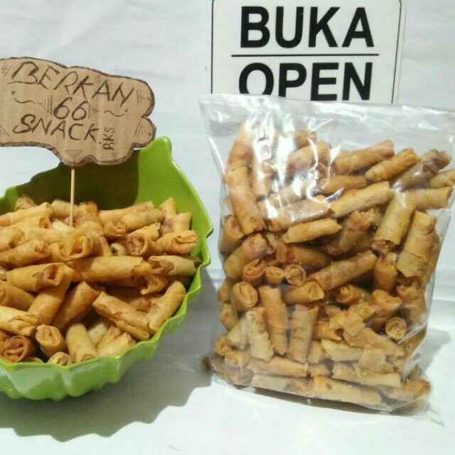 

Sumpiah Isi Udang Rebon 500g / Oleh Oleh Cirebon Lumpia isi abon udang