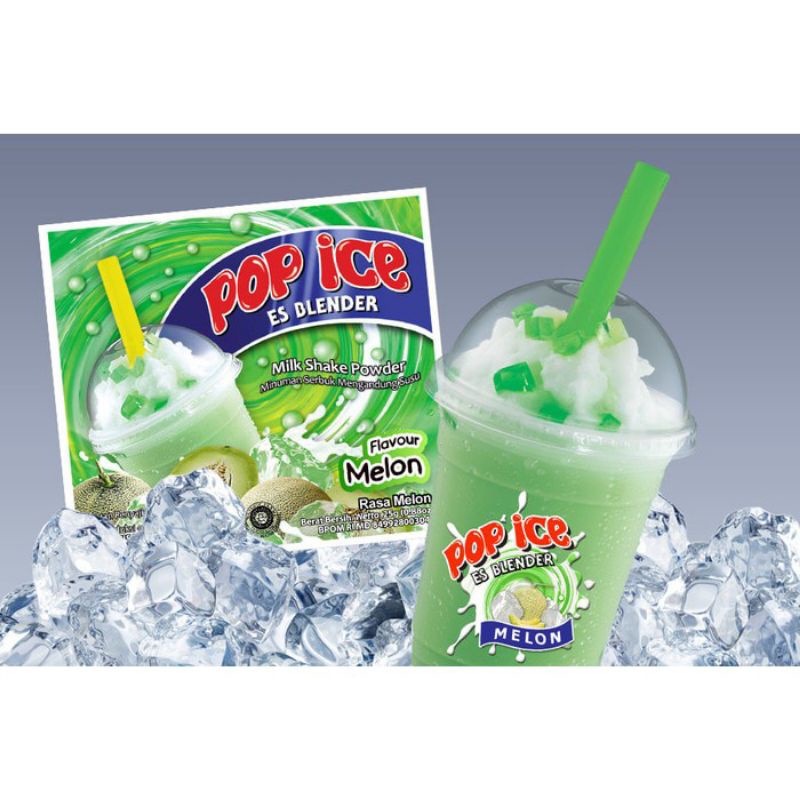 

pop ice rasa melon 1 renceng isi 10