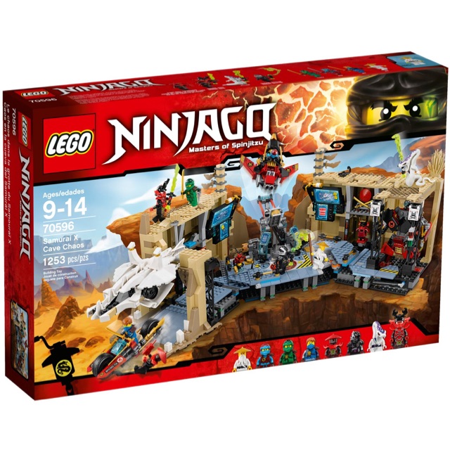 LEGO  70596 NINJAGO Samurai X Cave Chaos