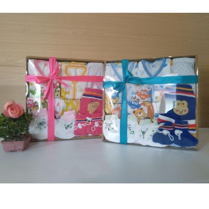 [KODE PRODUK NR7UI5465] Paket Lahiran Lengkap (Baju Bayi Baru Lahir + Peralatan Mandi Bayi + Bedong 