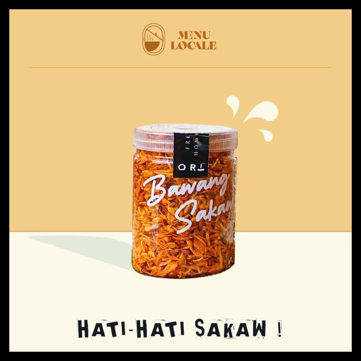 

DISKON TERBATAS !!! BAWANG GORENG SAKAW SIZE M @MENULOCALE.ID TERLARIS