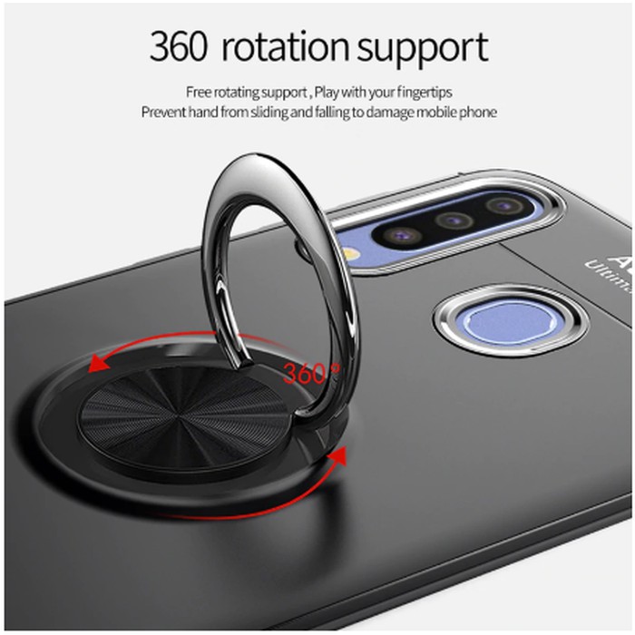 Case Samsung A20s iRing Invisible TPU Soft Case back Cover