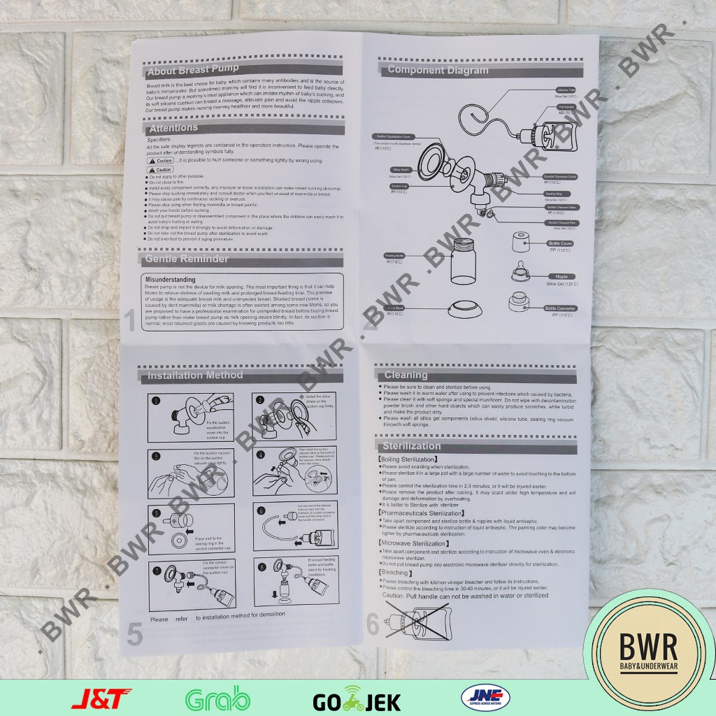 Manual Breast Pump BAMBI | Pompa Susu Ibu Bayi | Pompa Manual