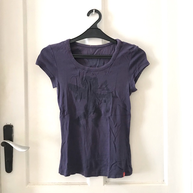 EDC Esprit Kaos Tshirt Purple Katun