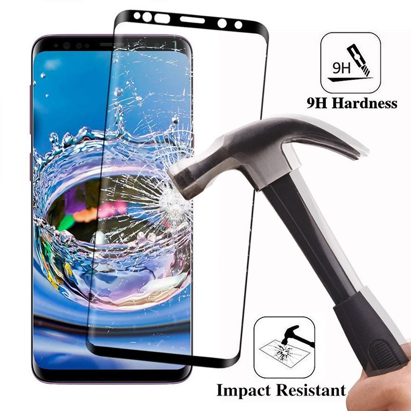 40D full-screen tempered glass for Samsung Galaxy S8 S9 Plus Note 9 8 A8 A6 s7 Edge screen protector