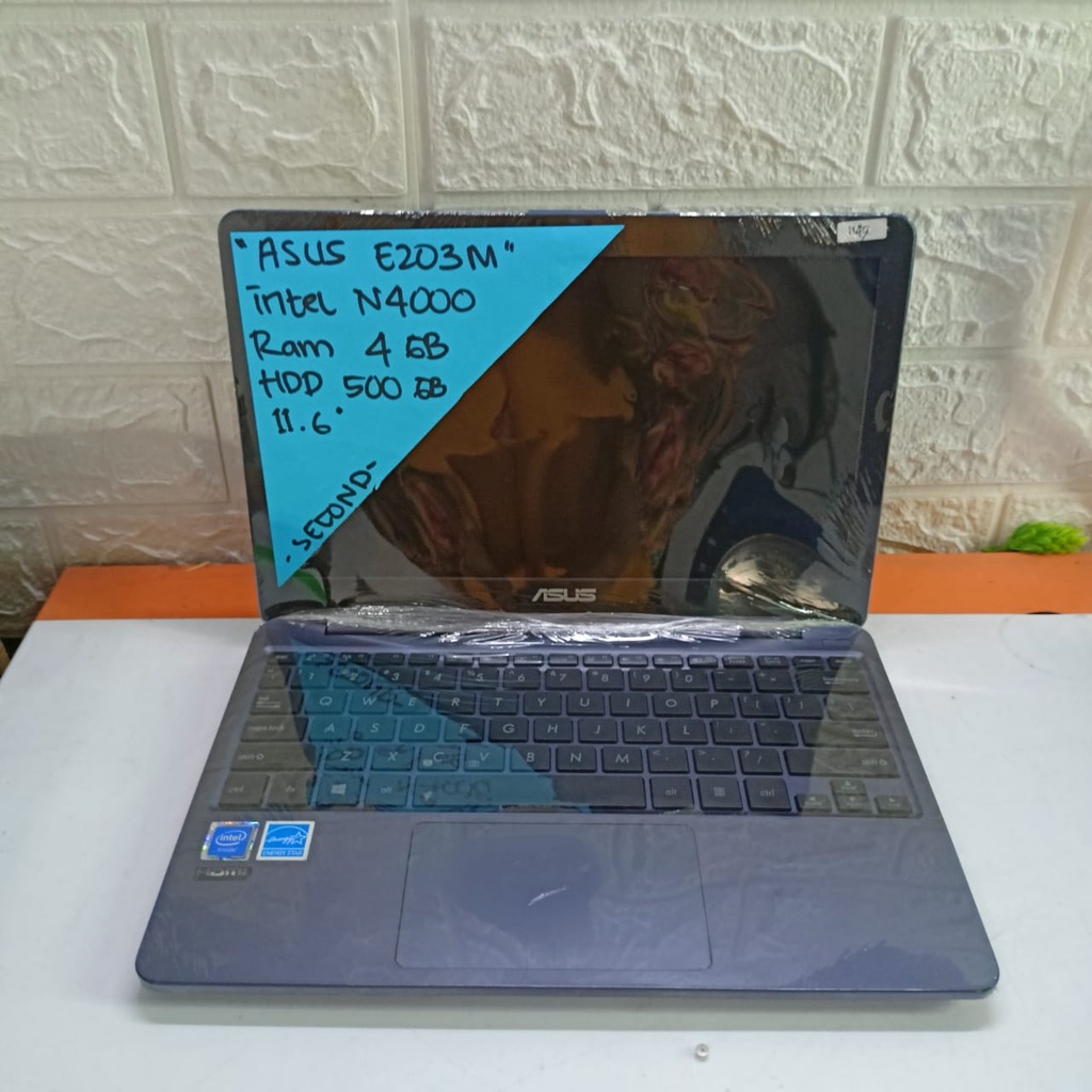 ASUS E203M INTEL N4000 RAM 4GB HDD 500GB 11,6 INCH