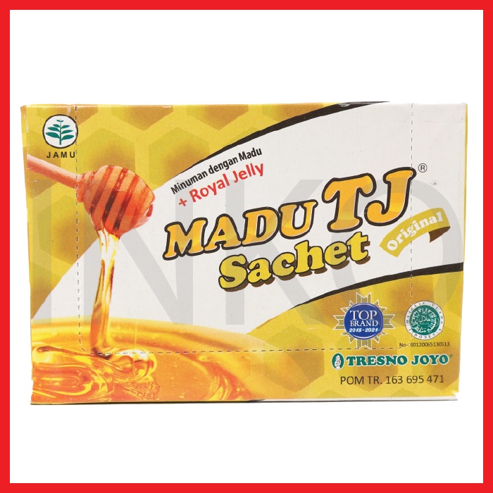 

MADU TJ MINUMAN DENGAN MADU ROYAL JELLY ORIGINAL SACHET 12X20GR