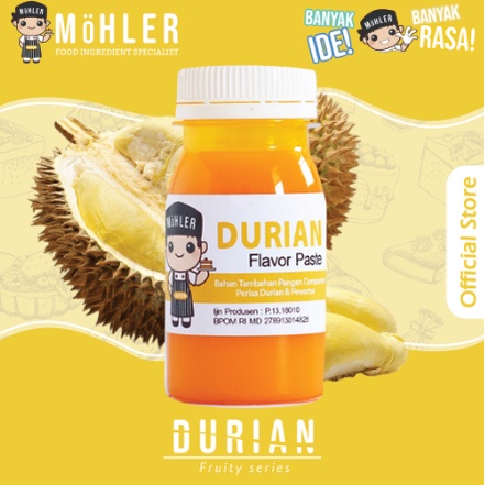 【TERMURAH】PERISA MOHLER DURIAN - PERISA PASTA MAKANAN DAN MINUMAN RASA DURIAN - Möhler Flavor Paste 