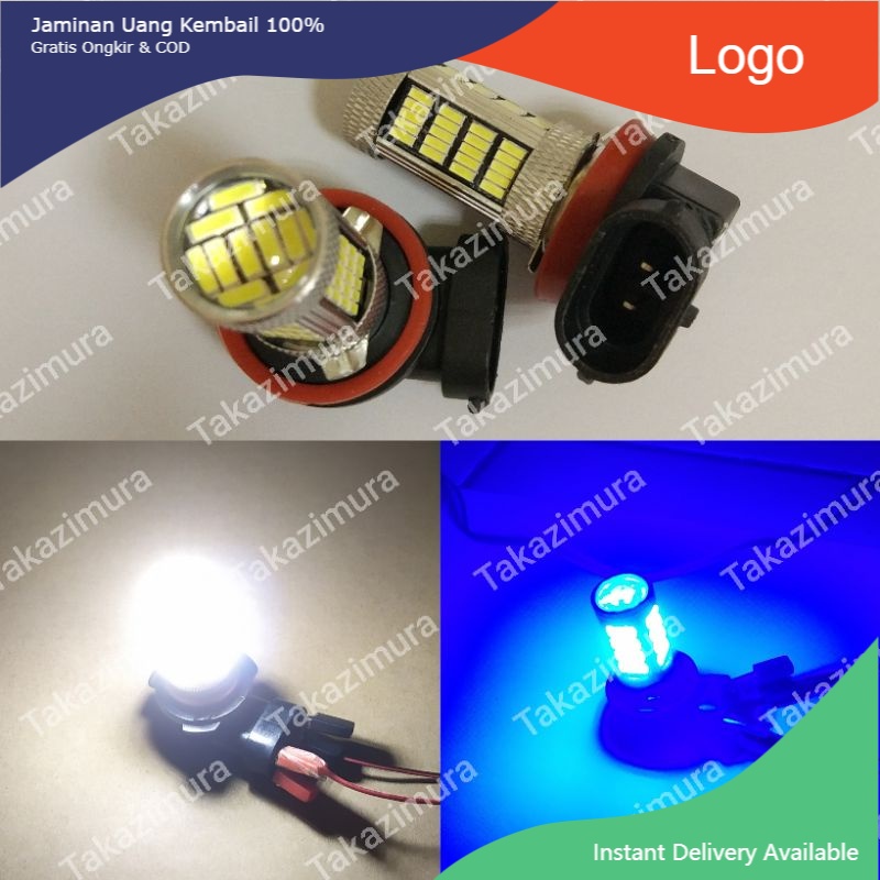 Bohlam Foglamp LED H11 / H16 Nyala Putih 92 Led Fog Lamp Mobil all new Avanza Veloz Rush Calya Agya