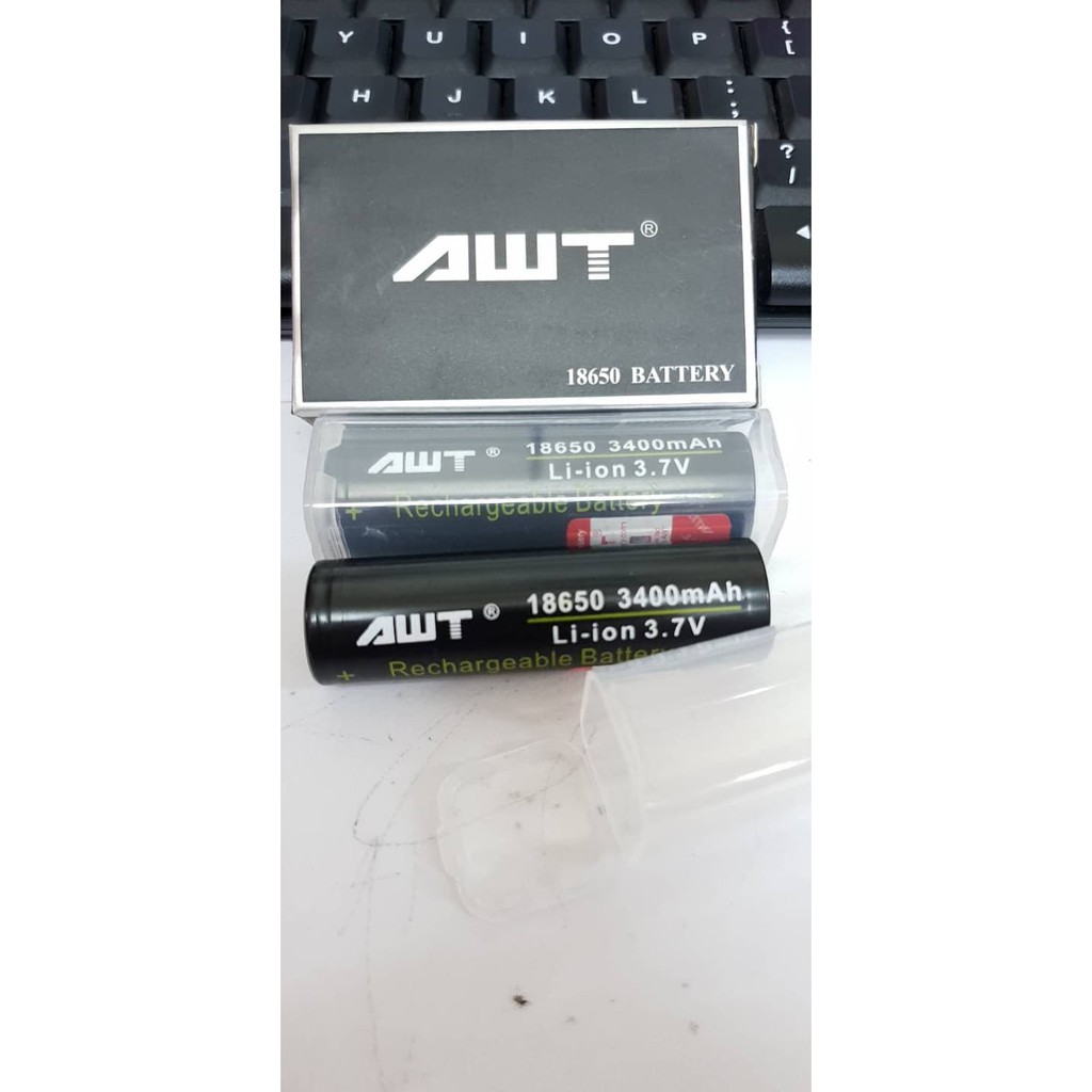 AUTHENTIC Baterai Vape AWT HITAM 3000 mAH baterai awt hitam original