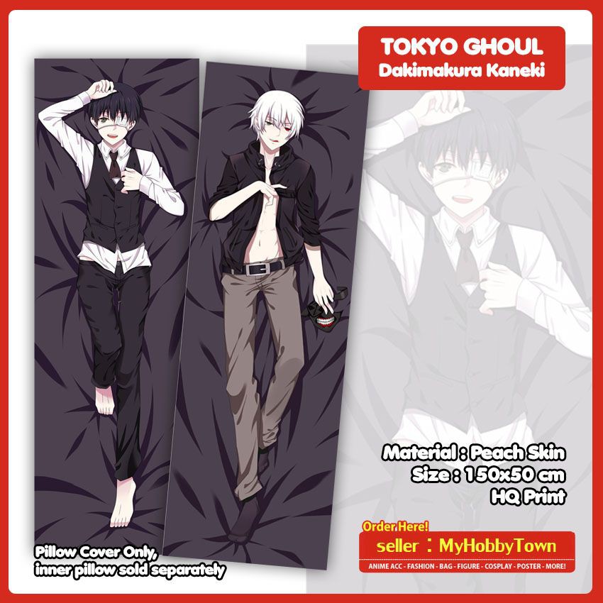 Sarung Bantal Anime Dakimakura Tokyo Ghoul : Kaneki Ken