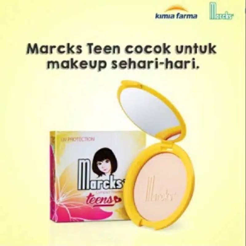 Bisa COD - Marcks’ TEENS Compact Powder - Bedak padat