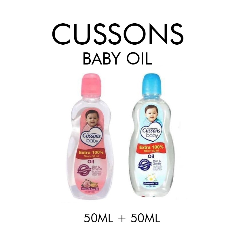 CUSSONS BABY OIL 50ML + 50ML