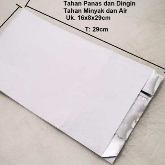 

paper bag aluminium 20pcs uk 16x8x29