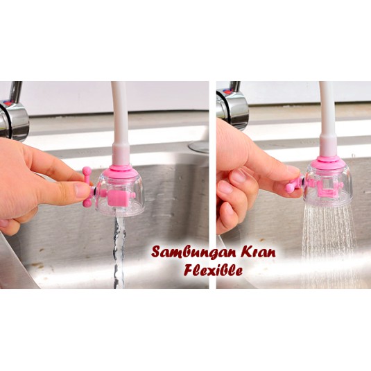 Sambungan Kran Flexible Bisa Diputar &amp; Ditekuk top***