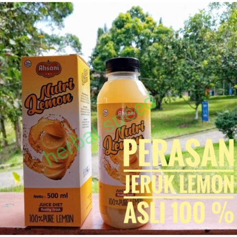 

Sari lemon ASLI ORIGINAL jus lemon asli nutri - sari lemon 500ml bkn lemona original