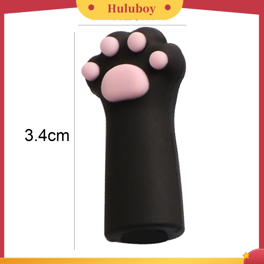 Huluboy Huluboy♡ Cover Pelindung Pinset Bentuk Kucing Bahan Silikon Untuk Manicure