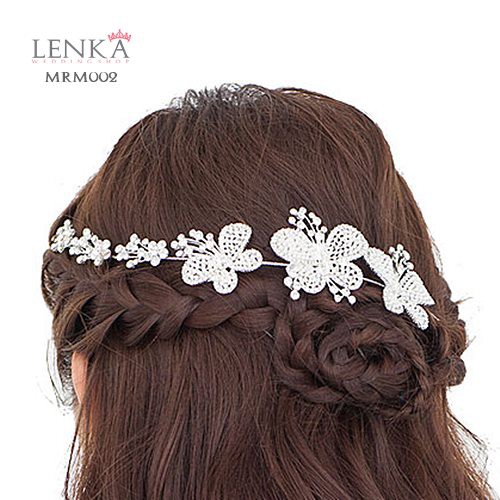 LENKA Tiara Wedding Aksesoris Pengantin Brida; Rambut Headpiece MRM002