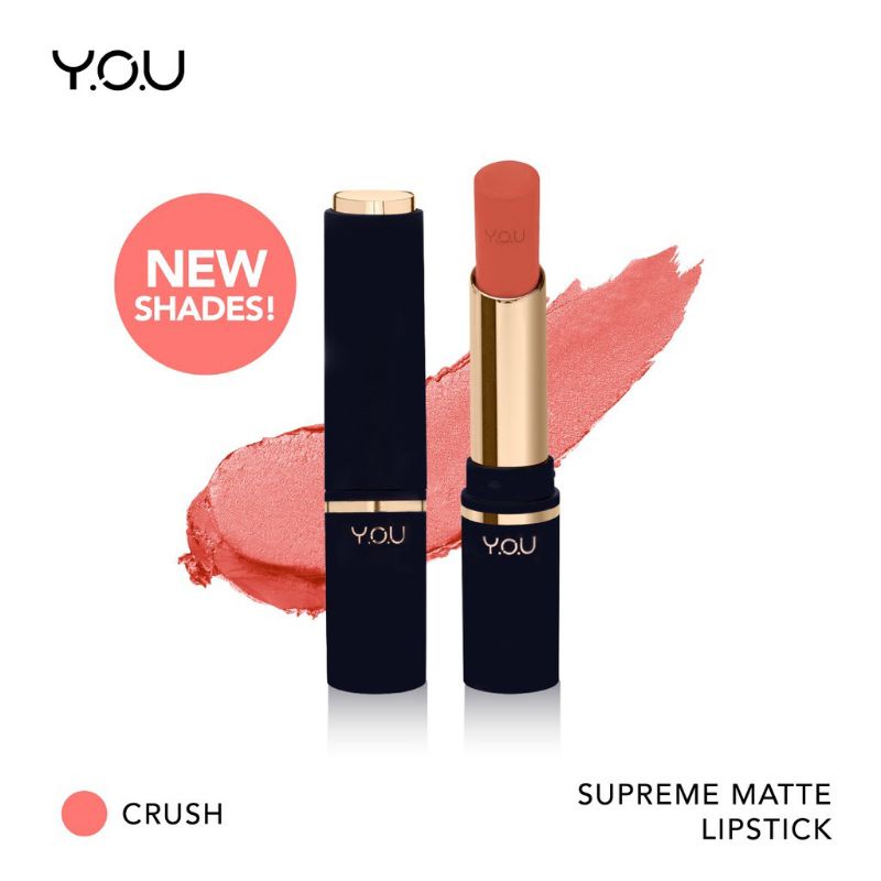YOU make up Basic Collection Supreme Matte Lipstik 3,2 gr ( Long-wear lip color&rich)