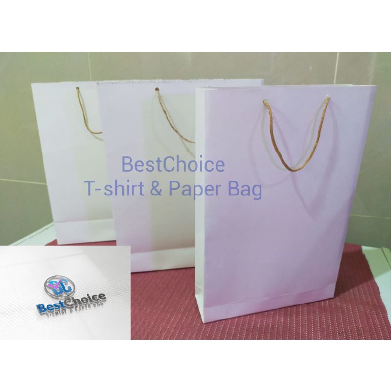 

Paper bag polos goodie bag tas kertas polos kraft coklat putih ivory untuk wadah souvenir