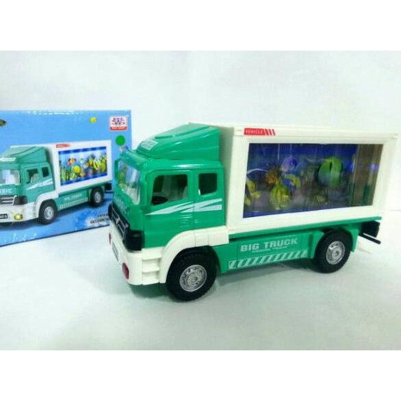 Sv 257mainan Anak Cowok Mobil Truck Aquarium Ikan Unik Aquatic