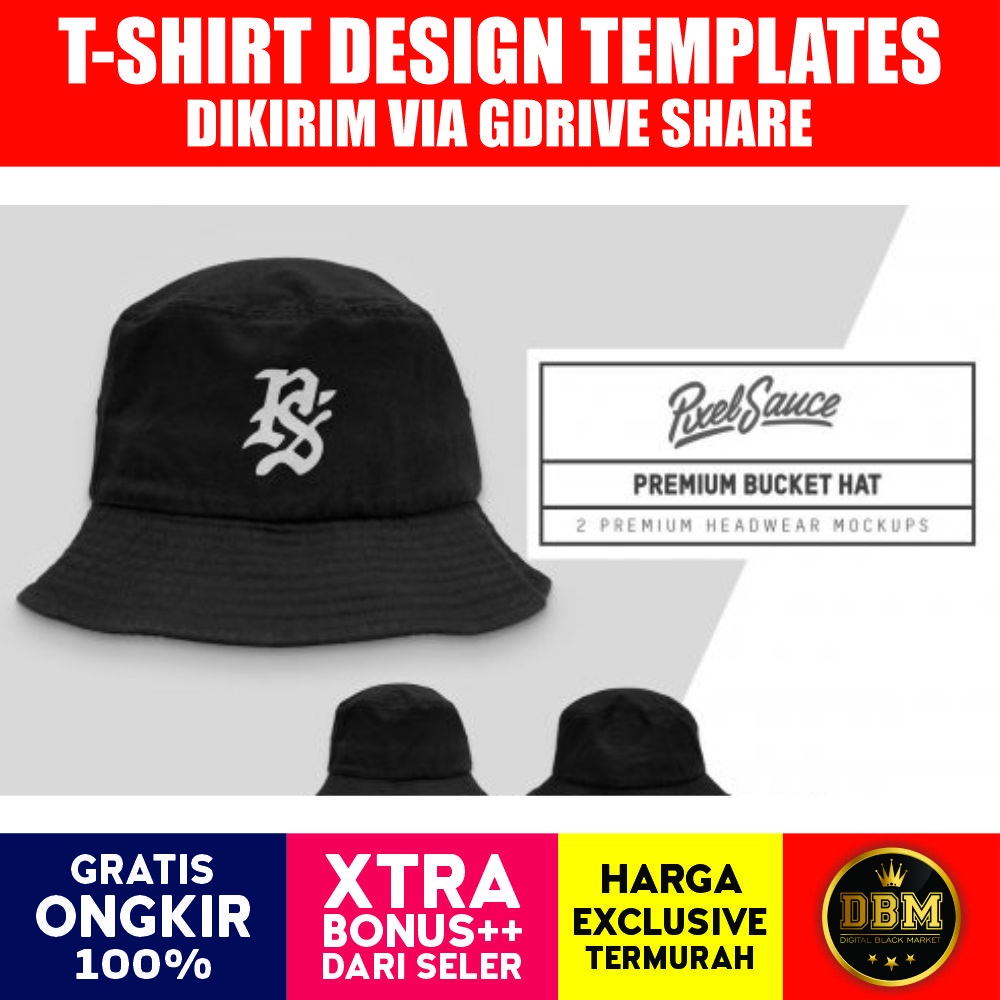 Premium Bucket Hat Mockups - Adobe Photoshop