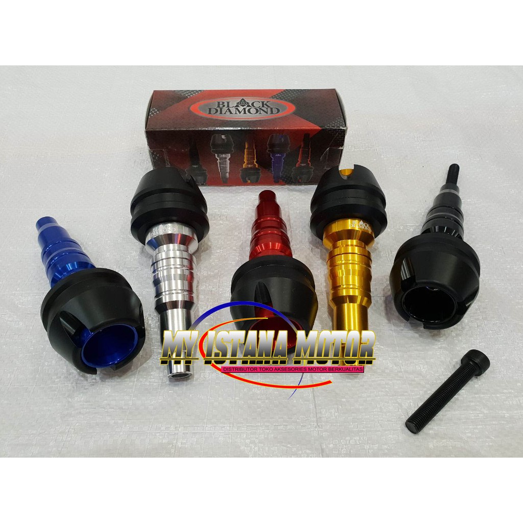Jalu Knalpot Nmax/Aerox Black Diamond