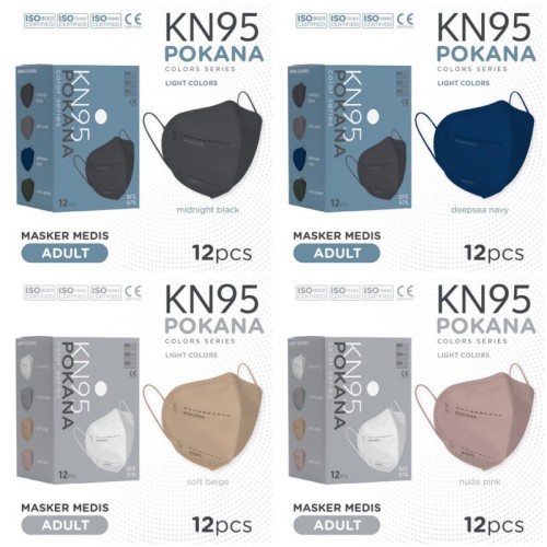 Makassar ! Pokana Masker Medis KN 95 Color Series