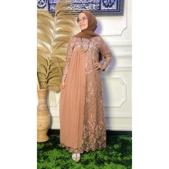 HK//GAMIS MAHARANI TILE PREMIUM | GAMIS PESTA MEWAH| GAMIS KONDANGAN| GAMIS TILE| GAMIS BRUKAT| GAMI