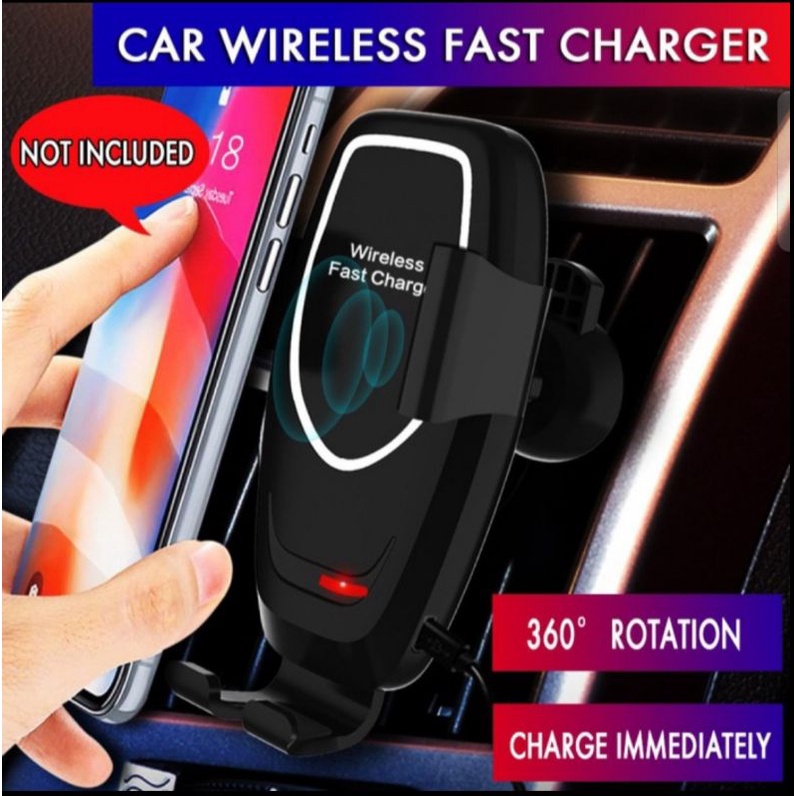 Car holder Handphone wireless fast charger K80 universal