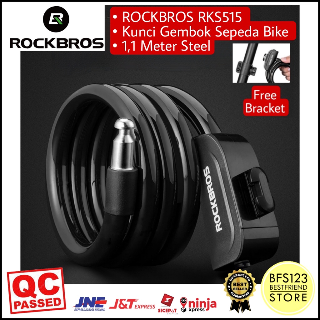 ROCKBROS RKS515 Kunci Gembok Sepeda Bike 1,1 Meter Steel With Bracket