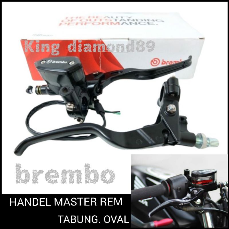 Master rem Berembo Oval model RCB paket Handle kopling semua motor Universal