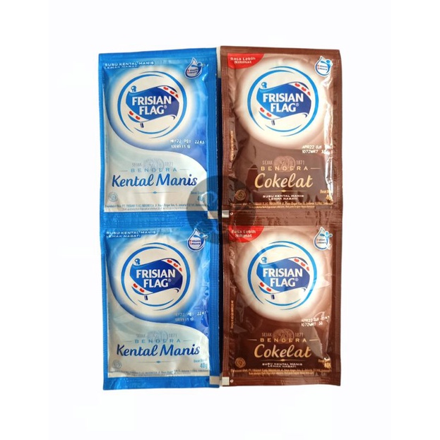 Frisian Flag Susu Kental Manis Coklat Susu Kental Manis Putih Renteng Isi 6pc Susu Frisian Flag 40gr Renceng