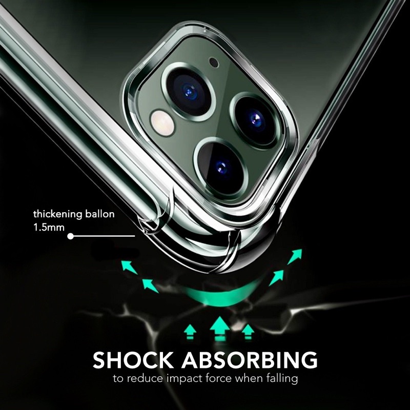 Promo Vibox case Anti Shock 7 Plus 8 Plus X XR XS Max 11 13 Pro Max 12 Mini 12 Pro Max Case Transparan Bening original