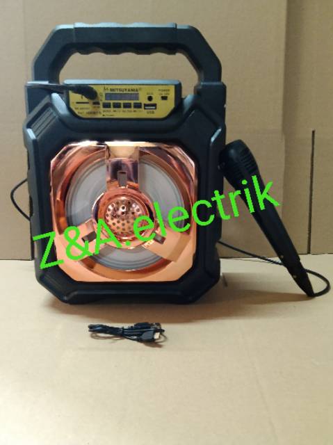 Speaker Radio Portable karaoke Seri : 4080BT A MITSUYAMA