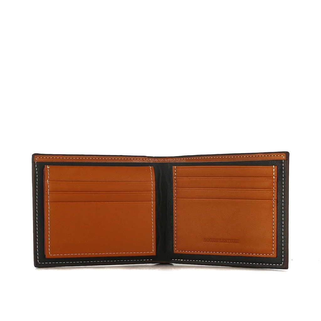 TOKOKOE - Dompet Pria model Tidur bahan Kulit Dompet Lipat - BOGESI Tango Alpha Bravo Black Brown