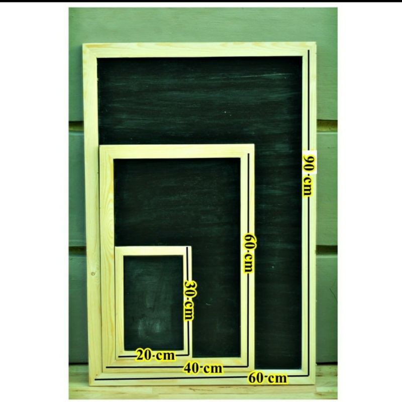

blackboard papan tulis kapur 30*40