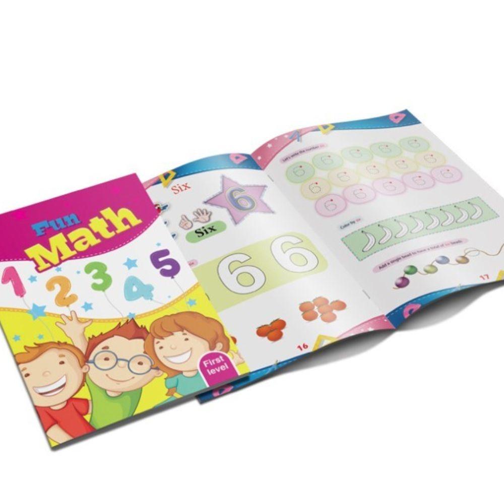 Lanfy Buku Kerja Latihan Angka Anak Kids Study Digital Arithmetic Introductory Textbook