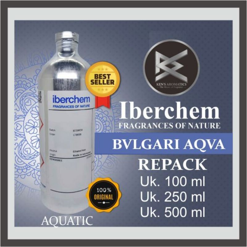 Parfum Bvlgari Aqua Iberchem - AQUATIC Iberchem Biang Murni Repack Ukuran 100ml, 250ml