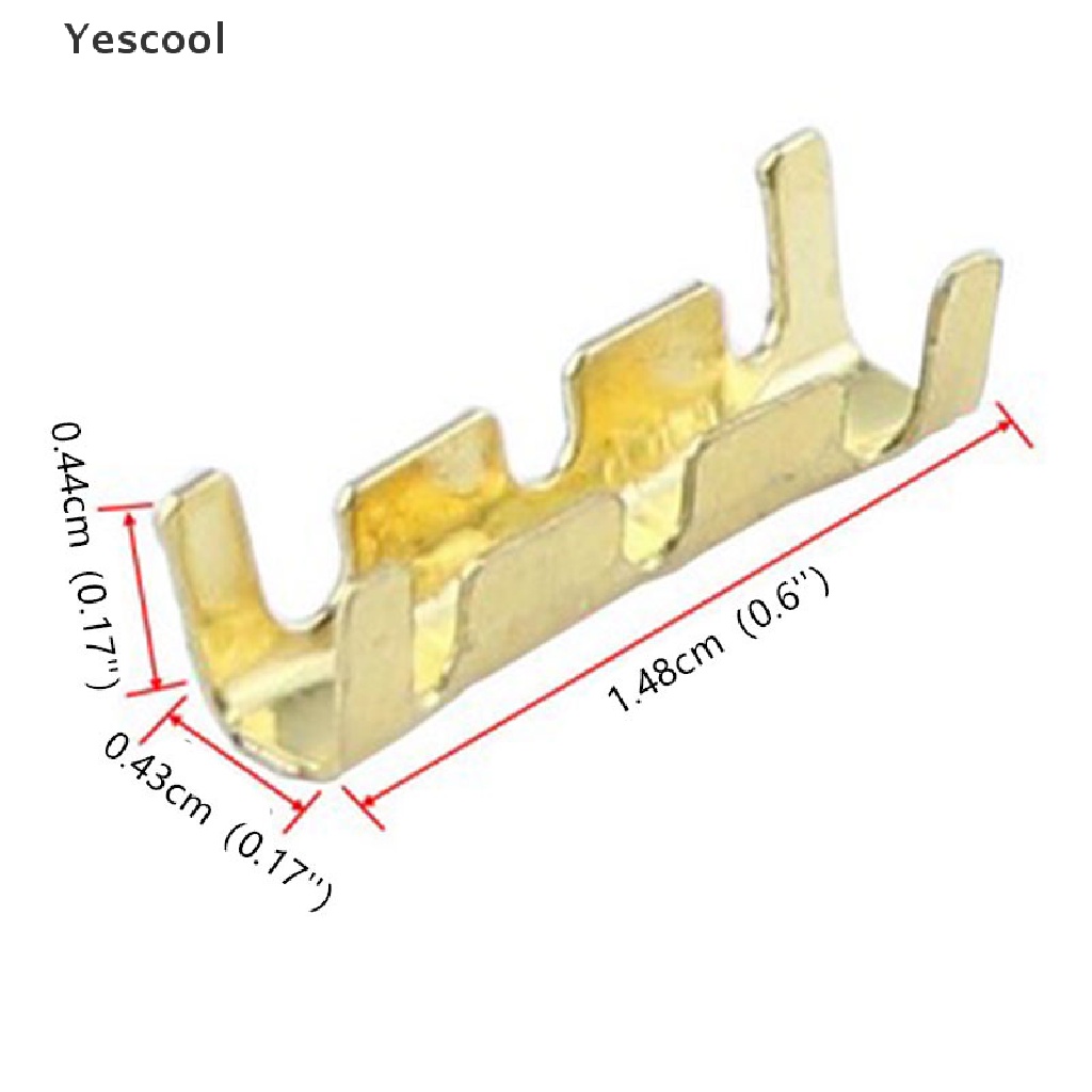 Yes Konektor Terminal Spade Female Uninsulated Untuk Kabel Listrik