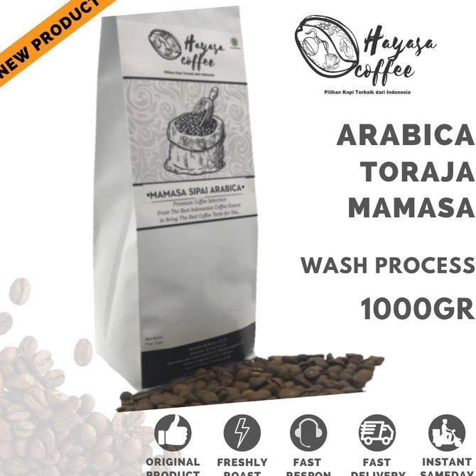 

Kopi Hayasa Mamasa Sipai Specialty Arabika - 1 Kg -Diskon Besar