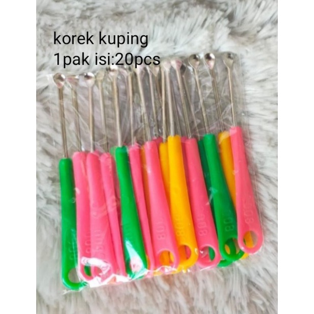 20pcs Korek Kuping|Alat Korek Telinga|Alat Pembersih Telinga