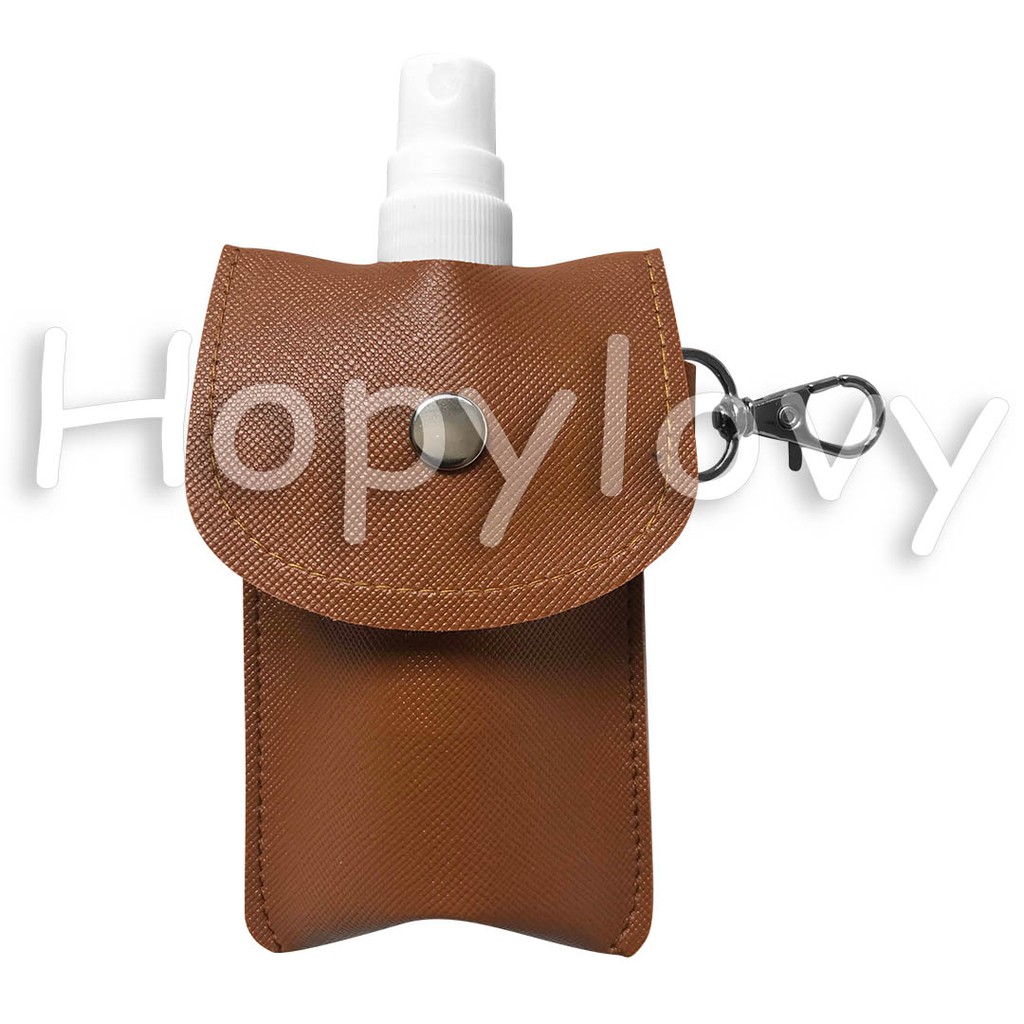 HOPYLOVY Pouch Hand Sanitizer Gantung Unik Polos (Botol Spray 60 ml)