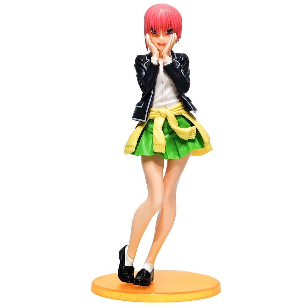 [Elegan] Nakano Miku Action Figure Mainan Kreatif Patung Nakano Miku Miniatur Gotoubun No Hanayome Ornamen Desktop Klasik