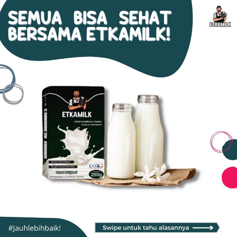 

Kemasan 44 box @250gr SUSU ETAWA PREMIUM BUBUK