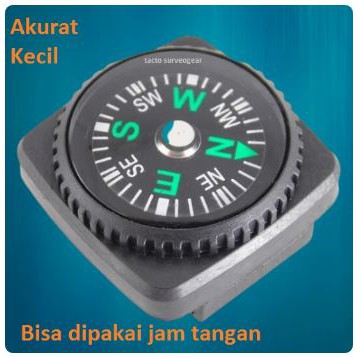 Survival kit kompas compass untuk jam tangan maupun gelang paracord