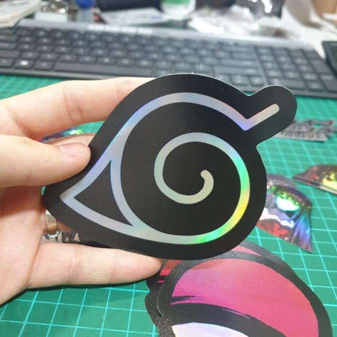 

(BISA COD) Sticker Hologram Anime Besar - PSH1032 - Naruto Konoha Logo PRODUK TERBATAS Kode 290